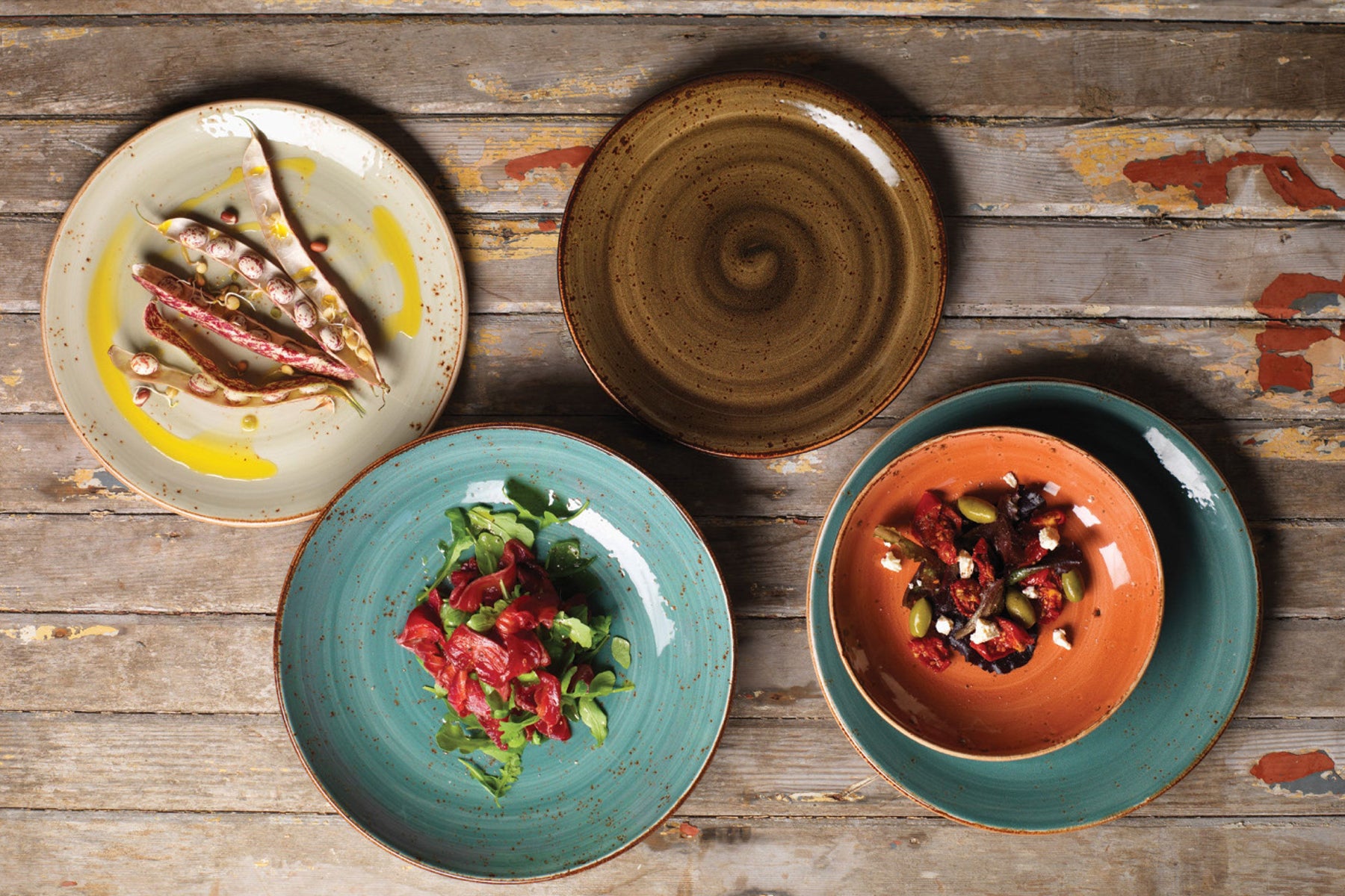 Diferencias entre materiales: porcelana, cerámica, stoneware, opal, melamina, polietileno y policarbonato.