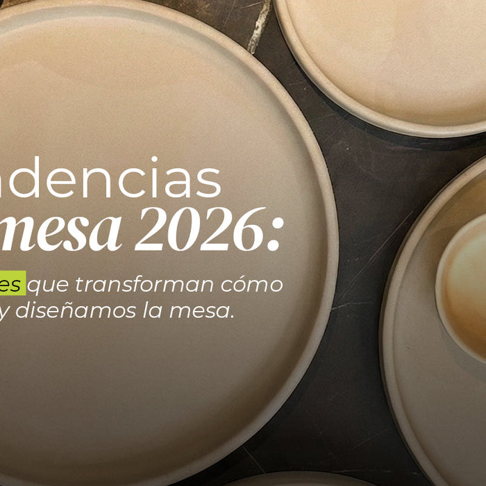 Tendencias de mesa 2026: estilos, materiales y diseño que marcarán el año