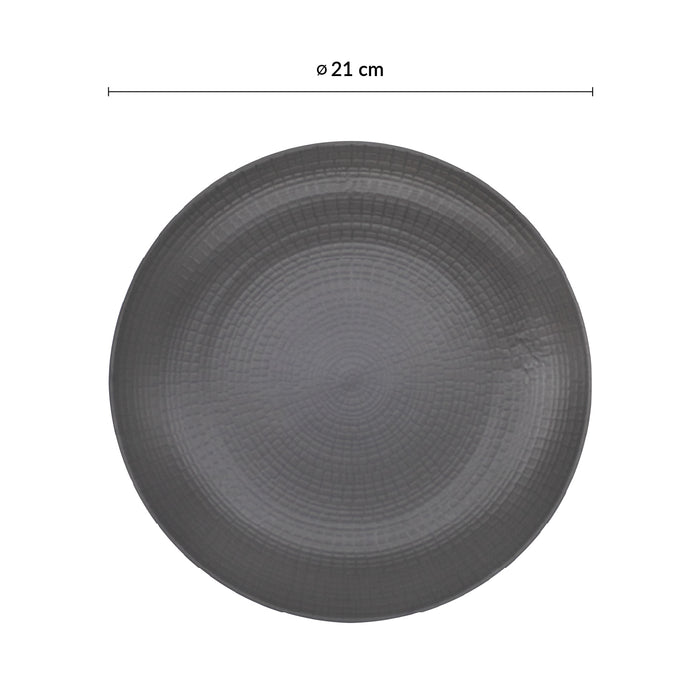 Plato Coupe 21 cm Gris Modulo Nature