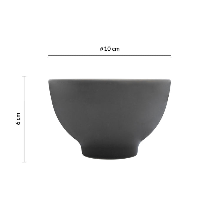 Bowl 10 x 6 Cm Gris Modulo Nature