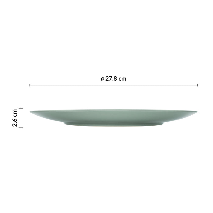 Plato Coupe 27.8 cm Verde Jade Modulo Nature
