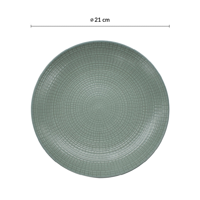 Plato Coupe 21 cm Verde Jade Modulo Nature