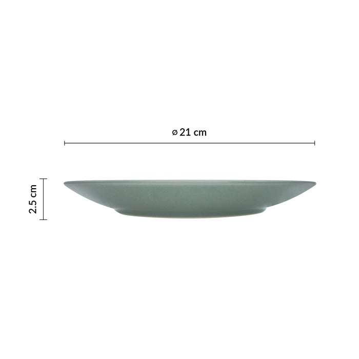 Plato Coupe 21 cm Verde Jade Modulo Nature