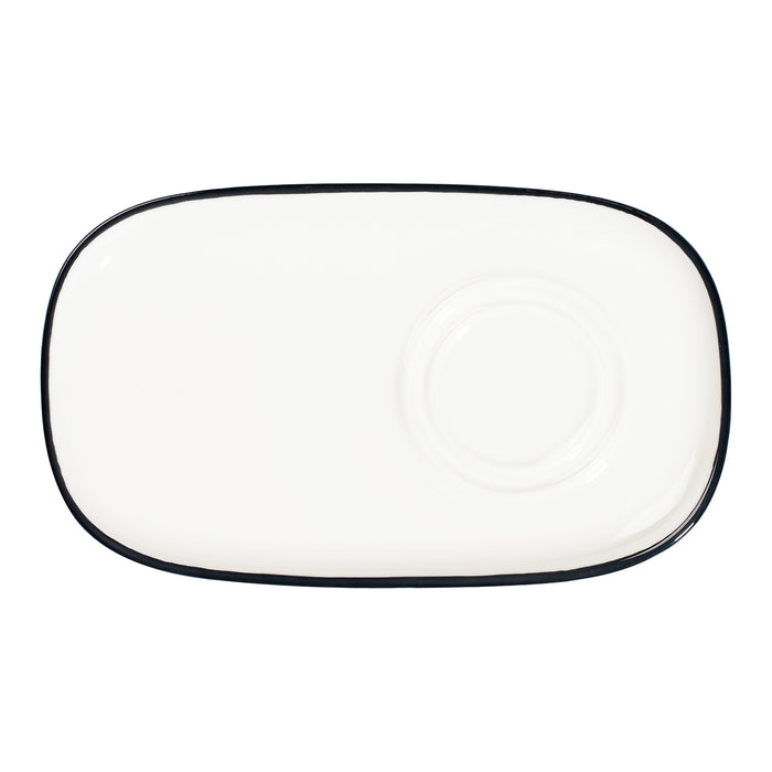 Charola P/Taza Cafe 22 cm Modest Black