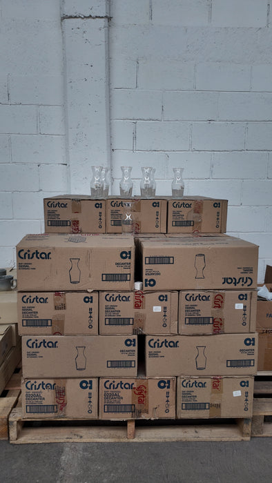 Lote de 268 Piezas Decantador de Vidrio 12.5 Oz (369ml)