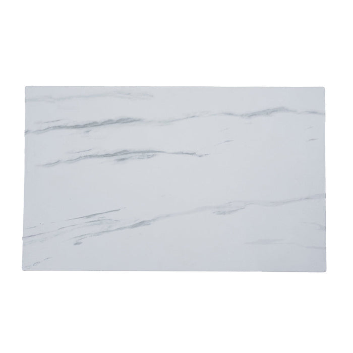 Charola Rectangular 32.5x26.5cm Melamina Efecto Marmol Marble