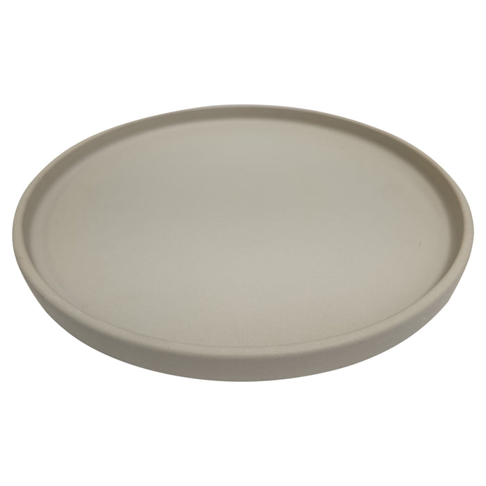 Plato Borde Alto 27 cm Gris Artza