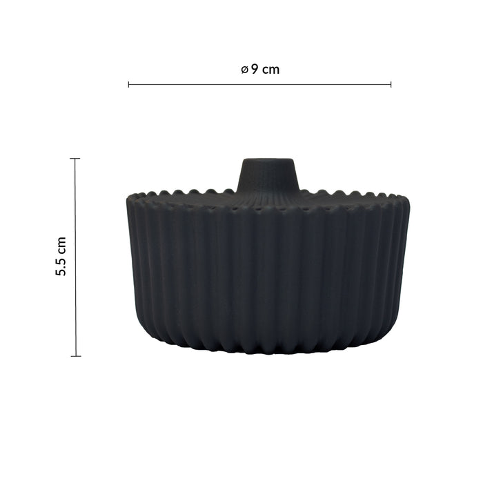 Azucarera con Tapa 3 1/2 Oz (104ml) Dark Metal Pekoe