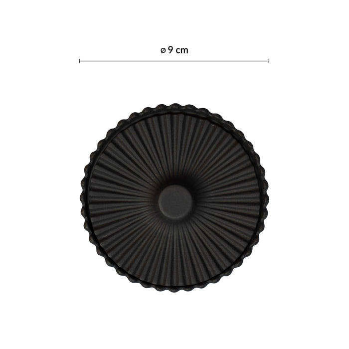 Azucarera con Tapa 3 1/2 Oz (104ml) Dark Metal Pekoe