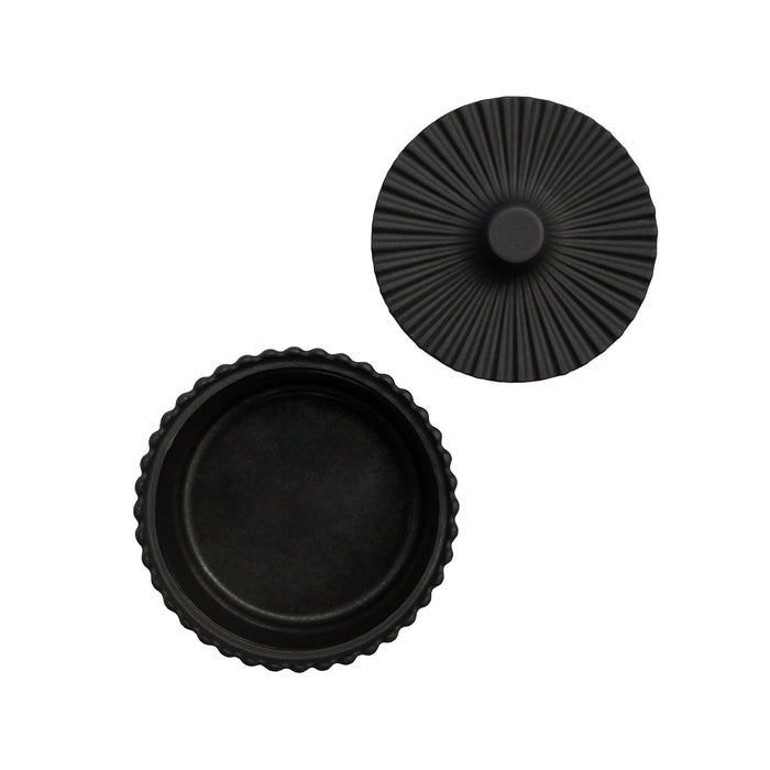 Azucarera con Tapa 3 1/2 Oz (104ml) Dark Metal Pekoe