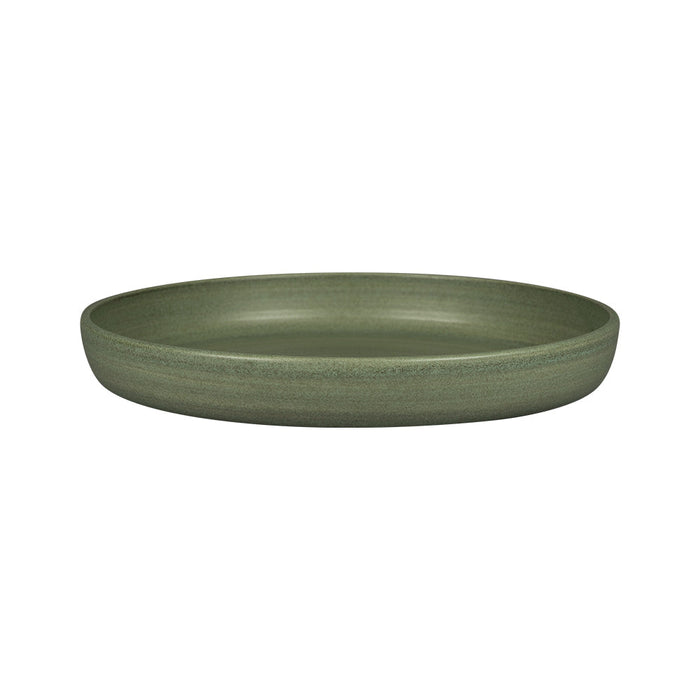 Plato Plano C/Borde Alto 16cm. Dark Green Ease Selva