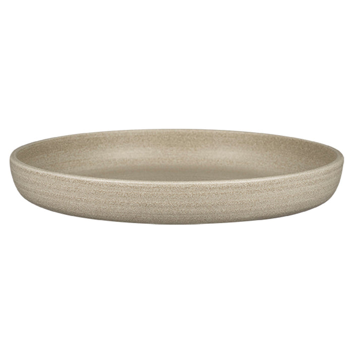 Plato Plano C/Borde Alto 24cm. Gris Ease Selva