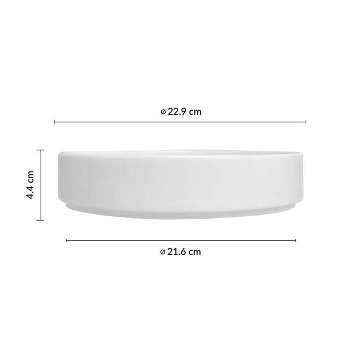 Plato Hondo Apilable 22.9 cm Nordic