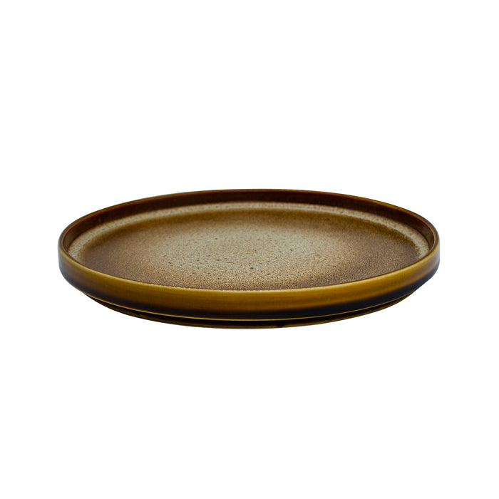 Plato Trinche Apilable 25.3 cm Cafe Arica Artisan