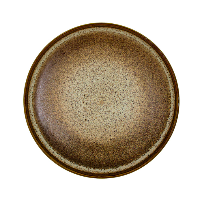 Plato Trinche Apilable 25.3 cm Cafe Arica Artisan