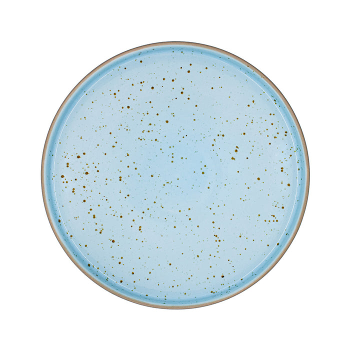 Plato Trinche Apilable 25.5 cm Azul Claro Trevone Artisan