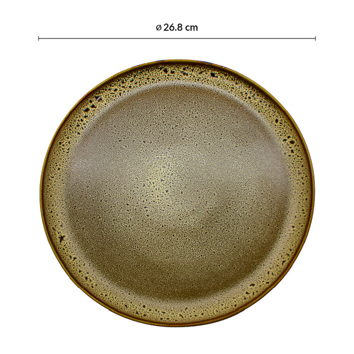 Plato Coupe 26.8 cm Café Arica