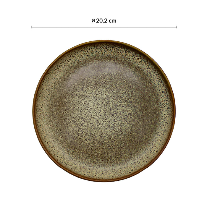 Plato Coupe 20.2 cm Café Arica