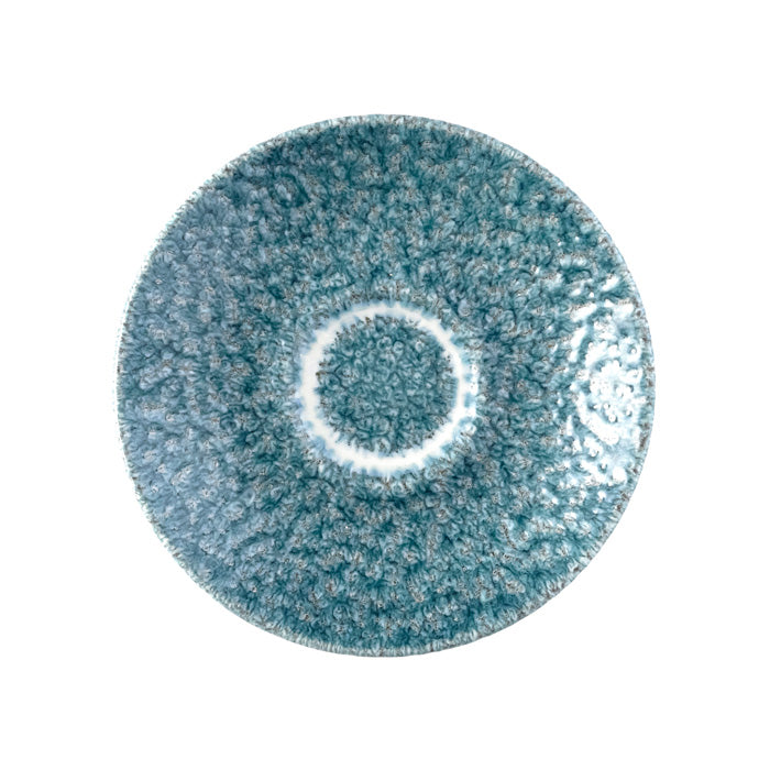 Plato Taza Moka 11.8 Cm Topaz Blue Raku Studio Prints