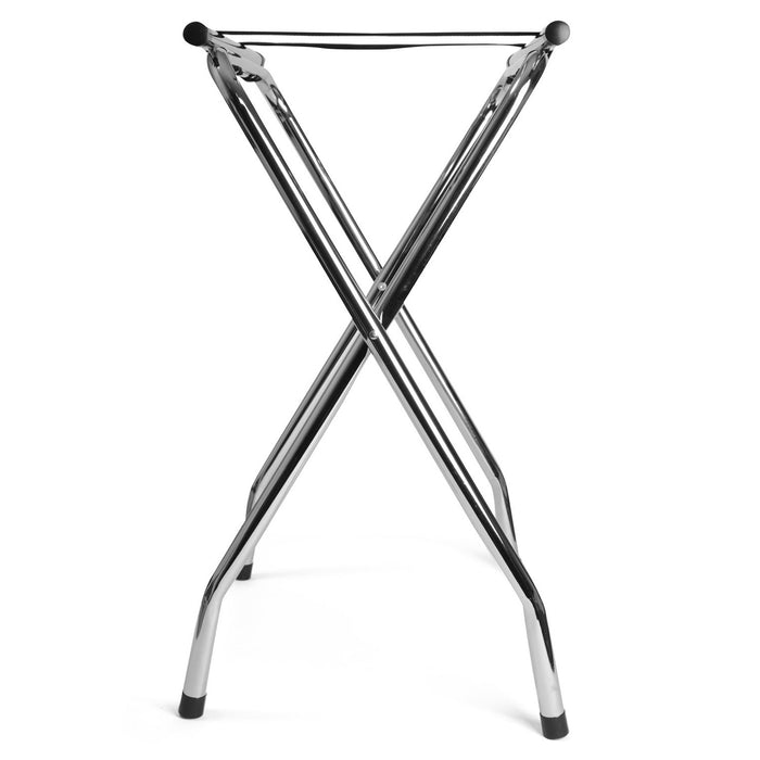 Tijera Porta Charola De Tubo 81 cm  Acero Cromado