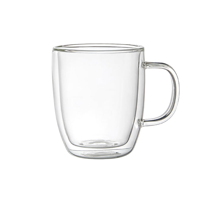 Taza Doble Pared 14 Oz (415ml) Vidrio Transparente