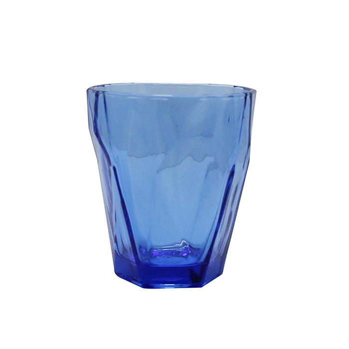 Vaso Old Fashion 9 2/5 Oz Azul Fractal
